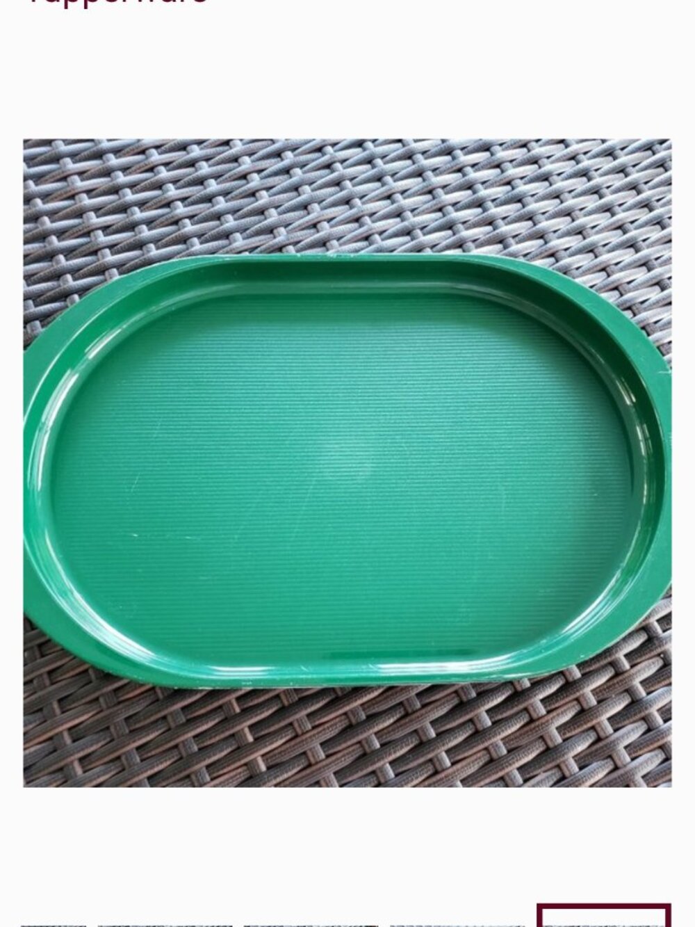 GUC Tupperware tray